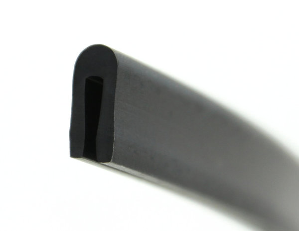 V1 Fassungsprofil 10x4mm Klemmbereich 1,5mm Kantenschutz EPDM Gummiprofil Gummidichtung