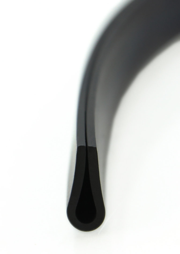 5 m Dichtungsprofil schwarz für 1-2 mm Kantenschutz Keder 