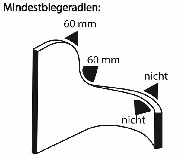 DS23 - EPDM Kantenschutz Dichtungs Profil Gummi Dichtung seitlich - Klemmbereich 1 - 4 mm