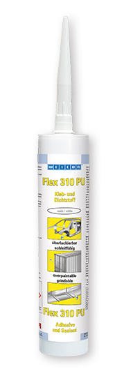 Weicon Flex 310-weiß Polyurethan Klebstoff Dichtstoff auf Polyurethan-Basis haftstark dauerelastisch