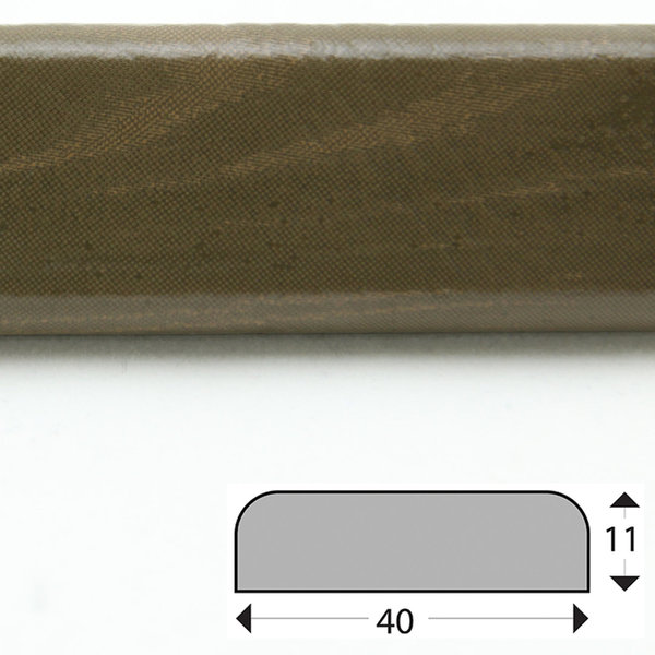 FS1-D-HK Flächenschutzprofil (PU) mit Klebefläche - Farbe: Holz (Khaki) - Stoßschutz - Schutzprofil