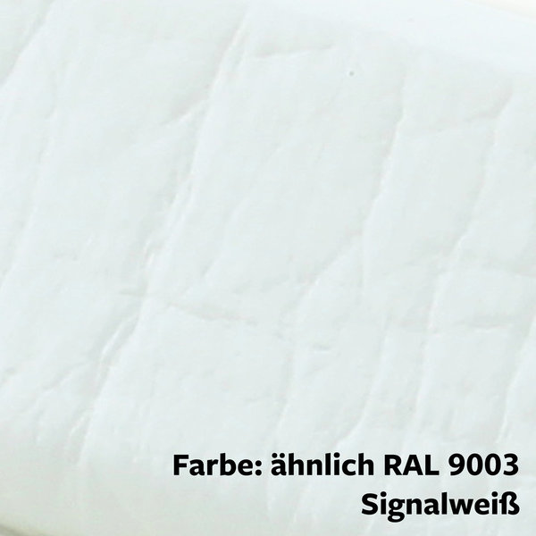 FS1-D-W Flächenschutzprofil (PU) mit Klebefläche in Weiß - Stoßschutz - Warnprofil - Schutzprofil