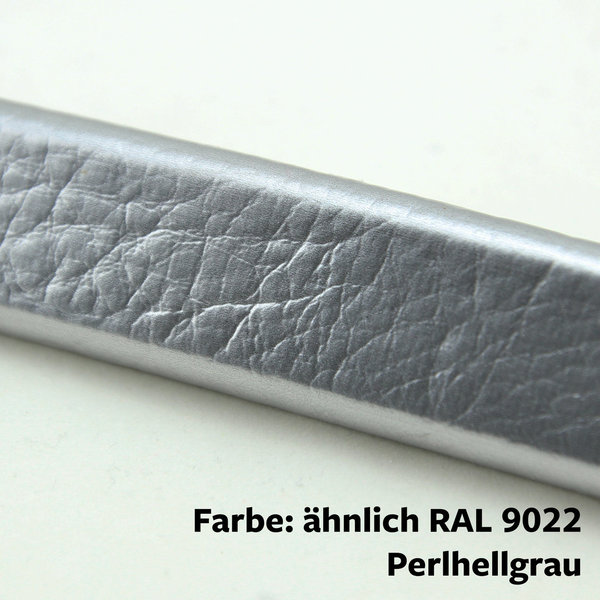 FS3-D-SI Flächenschutzprofil (PU) mit Klebefläche in Silber - Stoßschutz - Warnprofil - Schutzprofil