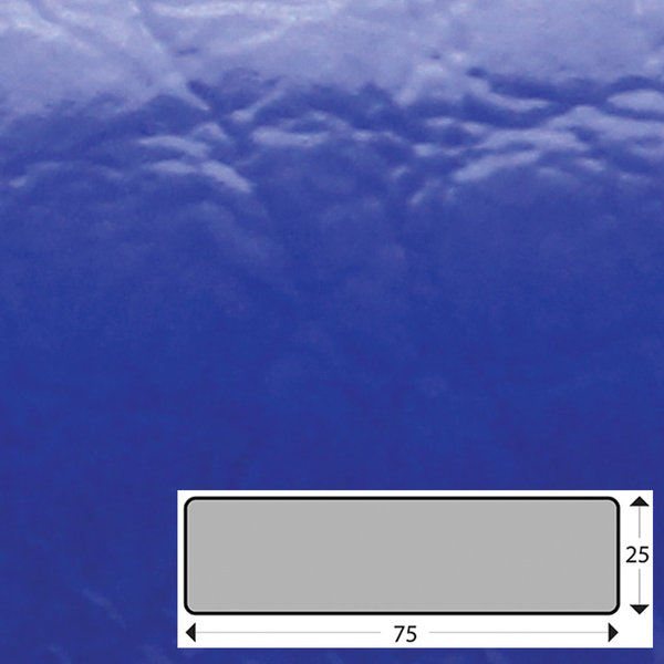FS3-D-B Flächenschutzprofil (PU) mit Klebefläche in Blau - Stoßschutz - Warnprofil - Schutzprofil