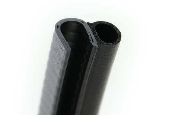 DS42 - PVC/ EPDM Kantenschutz Dichtungs Profil Gummi Dichtung seitlich - Klemmbereich 6 - 8 mm