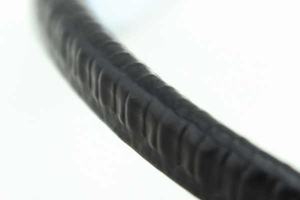 SP1-2S Kantenschutzprofil schwarz Klemmbereich 1-2 mm / Maße 9,8 x 7,1 mm